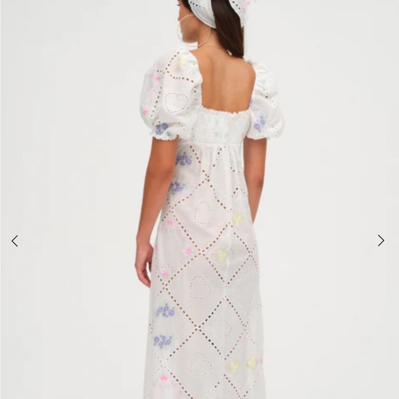 For Love and Lemons Andrea Embroidererd Maxi Dress - Picture 4 of 10